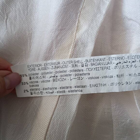 ZARA Women’s Lilac Double Breasted Front Button Blazer Chic | Size S - Picture 8 of 10